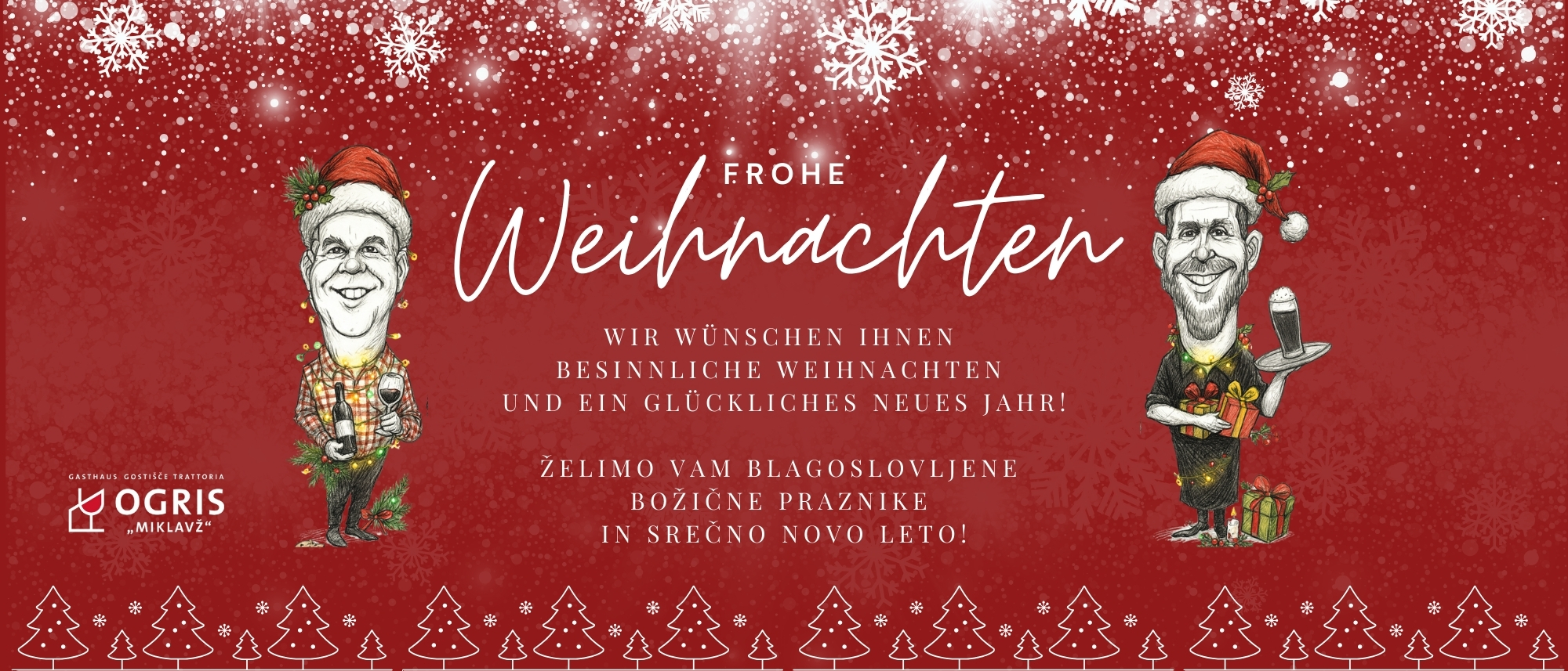 Frohe Weihnachten! Vesel Božič!
